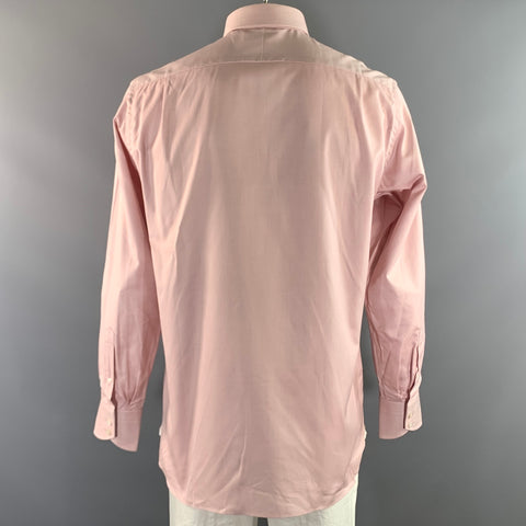 TOM FORD Size 42 Pink Cotton Button Up Long Sleeve Shirt