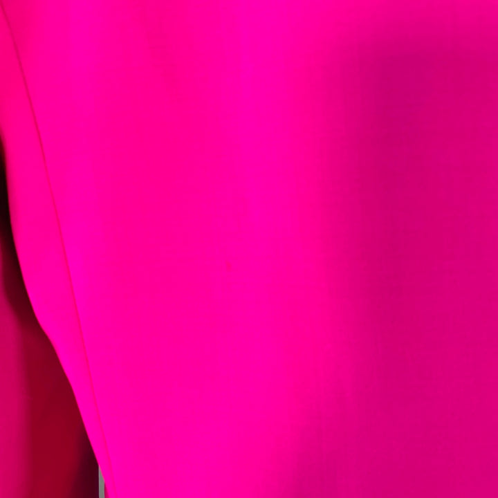 MSGM Size 8 Magenta Wool Blend Shawl Collar Jacket Blazer