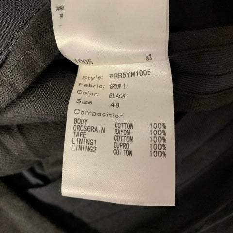 ROBERT GELLER Size 34 Grey Solid Belted Cotton Straight Casual Pants