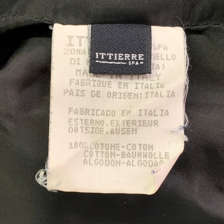 VERSUS by GIANNI VERSACE Size 40 Black Red White Cotton Color Block Zip Up Jacket