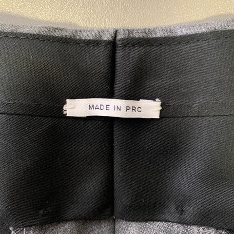 ATELIER MUNRO Size 32 Grey Wool Slim Fit Dress Pants