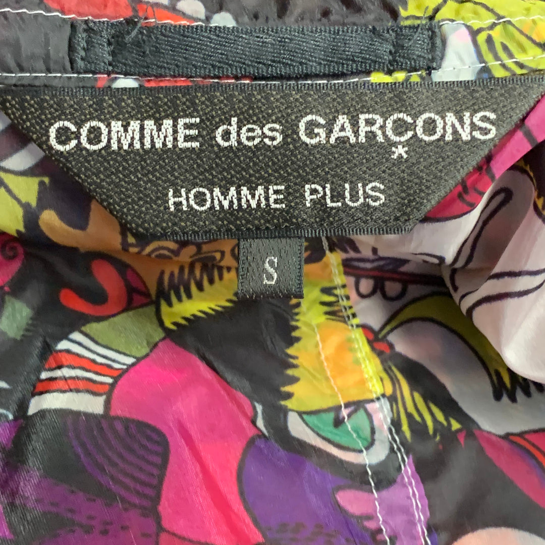 COMME des GARCONS HOMME PLUS SS14 Size S Multi Color Polyester Layered Notch Lapel Jacket