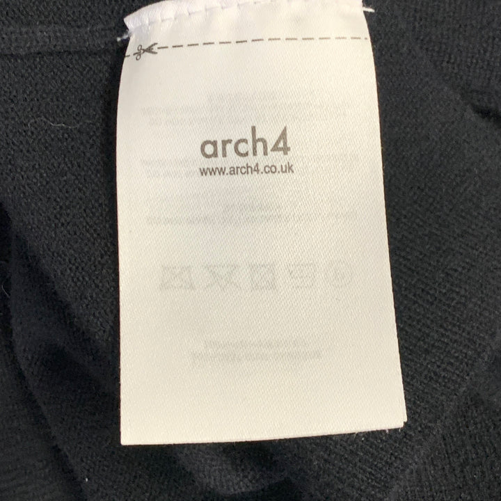 ARCH 4 Size M Black Baby Goat Cashmere V-Neck Pullover