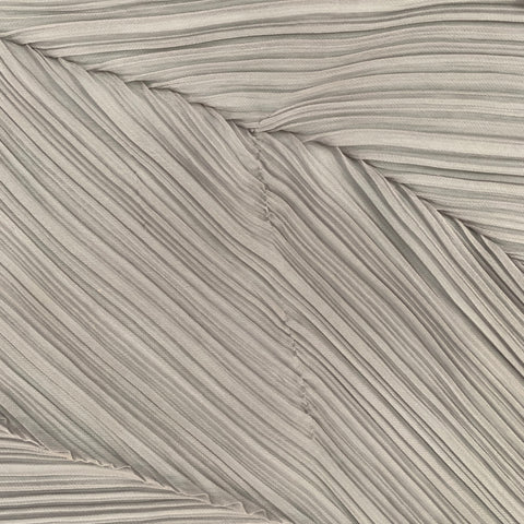 PLEATS PLEASE by ISSEY MIYAKE Grey Pleated Scarves & Shawls