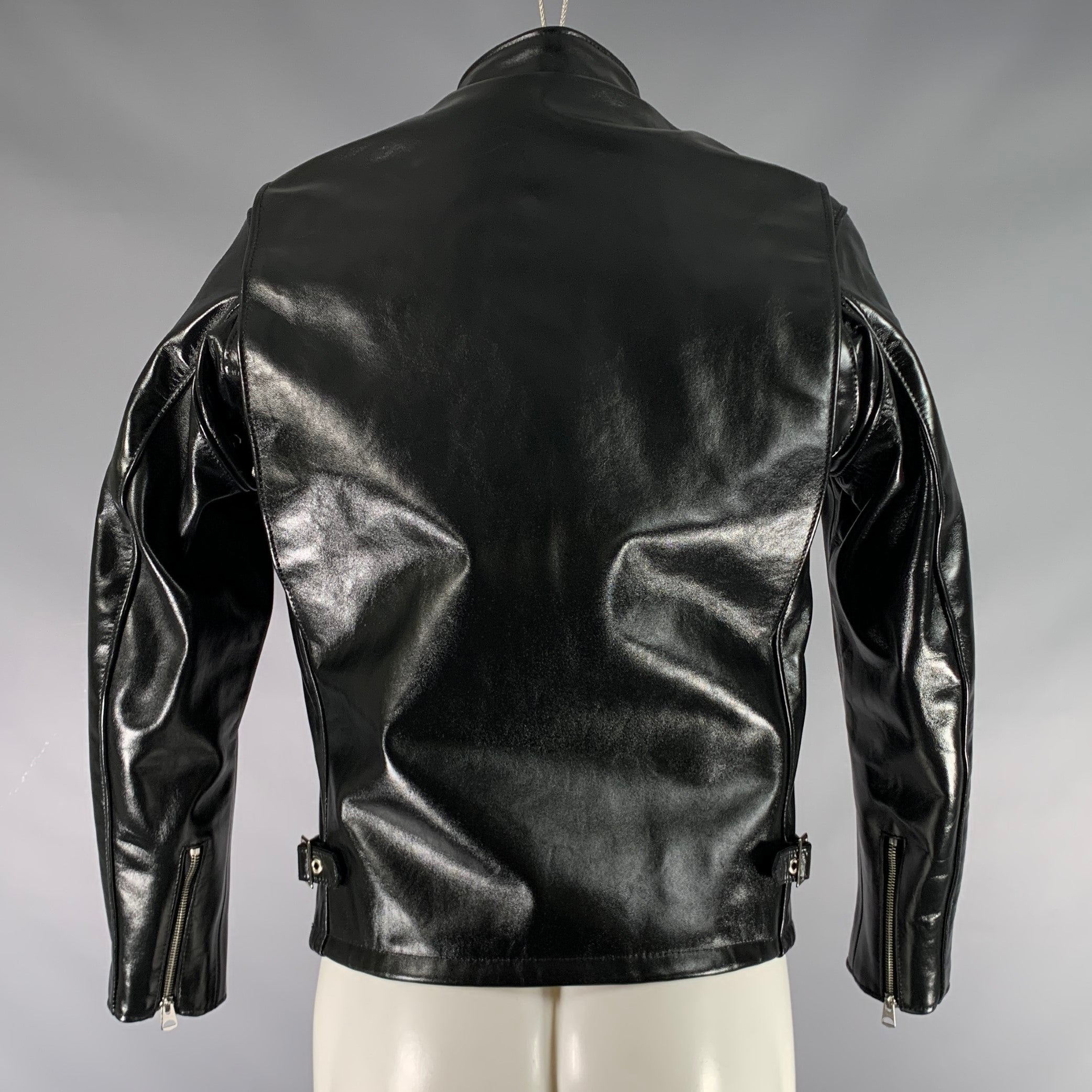 Schott NYC レザージャケット 38サイズ PERFECTO by SCHOTT N.Y.C Size 38 Black Leather Motorcycle Jacket