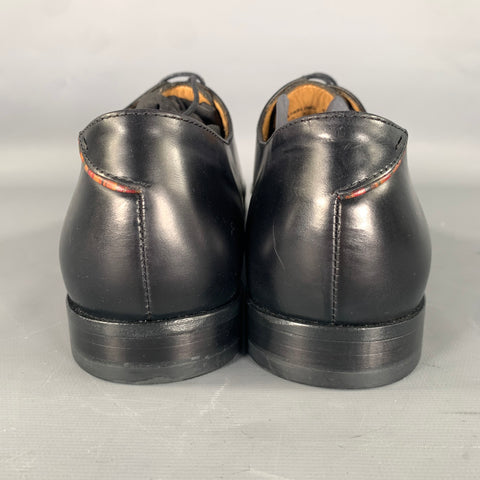 PS by PAUL SMITH Size 8 Black Solid Leather Lace Up Lace Up Shoes