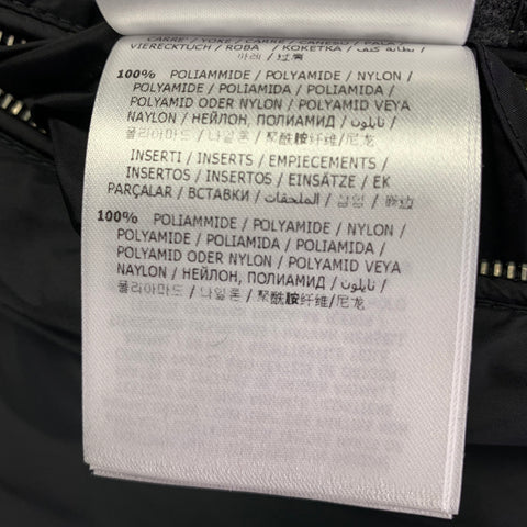 MONCLER Size XXXL Grey Quilted Wool Zip Up Jacket