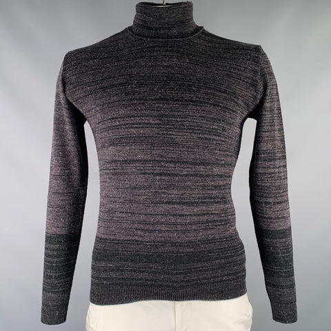 STEPHAN SCHNEIDER Pull en mélange acrylique rayé gris anthracite taille XL