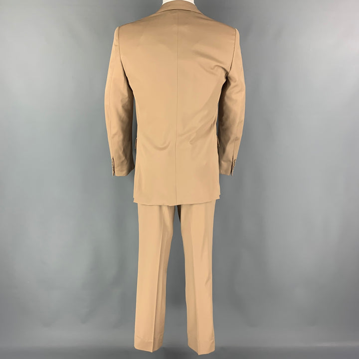 RALPH LAUREN Black Label Size 38 Khaki Wool Notch Lapel Suit