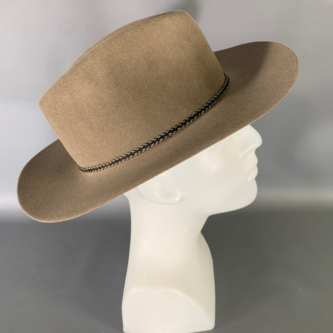 STETSON Size 7.5 Tan Khaki TFUNDF 41328174 Felt Hats