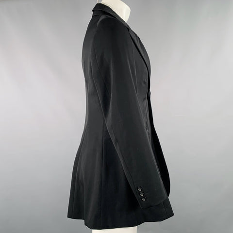 COMME des GARCONS HOMME PLUS 2022 Size S Black Wool Notch Lapel Jacket