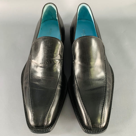 DOLCE & GABBANA Size 8 Black Leather Slip On Loafers