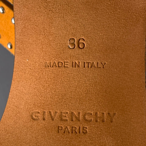 GIVENCHY Size 6 Mustard Yellow Suede Ankle Strap Sandals