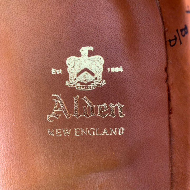 ALDEN Size 7 Burgundy Calfskin Leather Tassel Moccasin Loafer