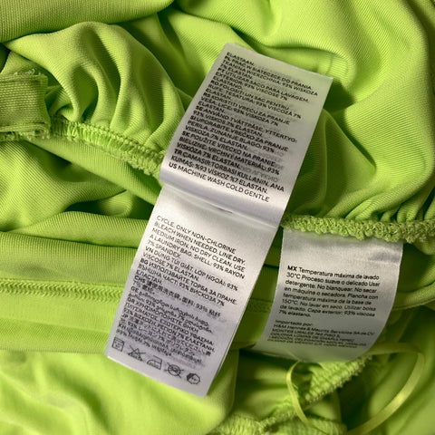 MUGLER Size S Green Viscose Knee Length Dress