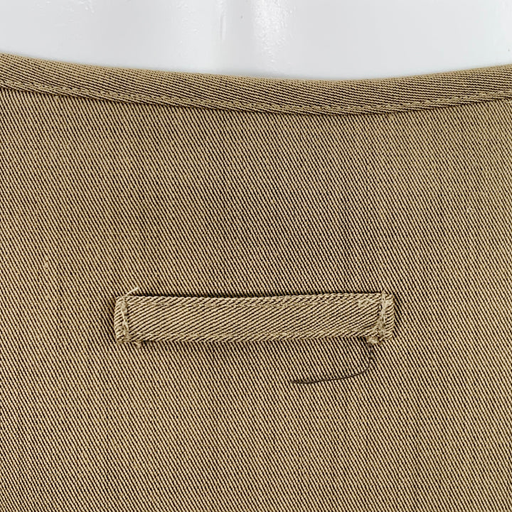 JEAN PAUL GAULTIER Size 6 Beige Wool Single Breasted Skirt Suit