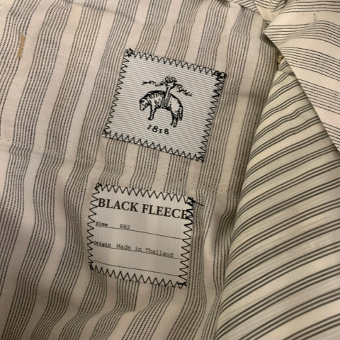 BLACK FLEECE Size 32 Khaki Solid Cotton Blend Button Fly Dress Pants