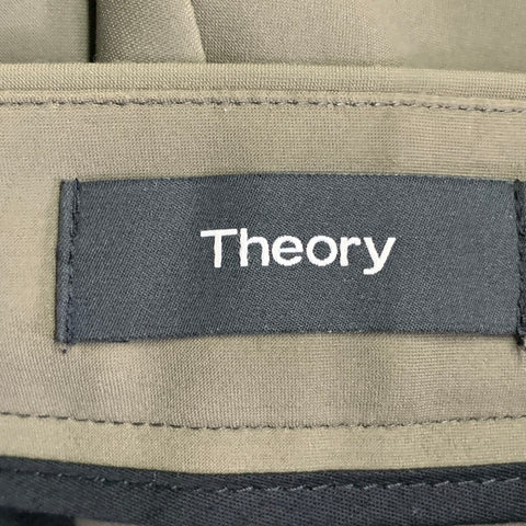 THEORY Size 30 Zaine Brown Taupe Polyamide Blend Flat Front Slim Tapered Casual Pants