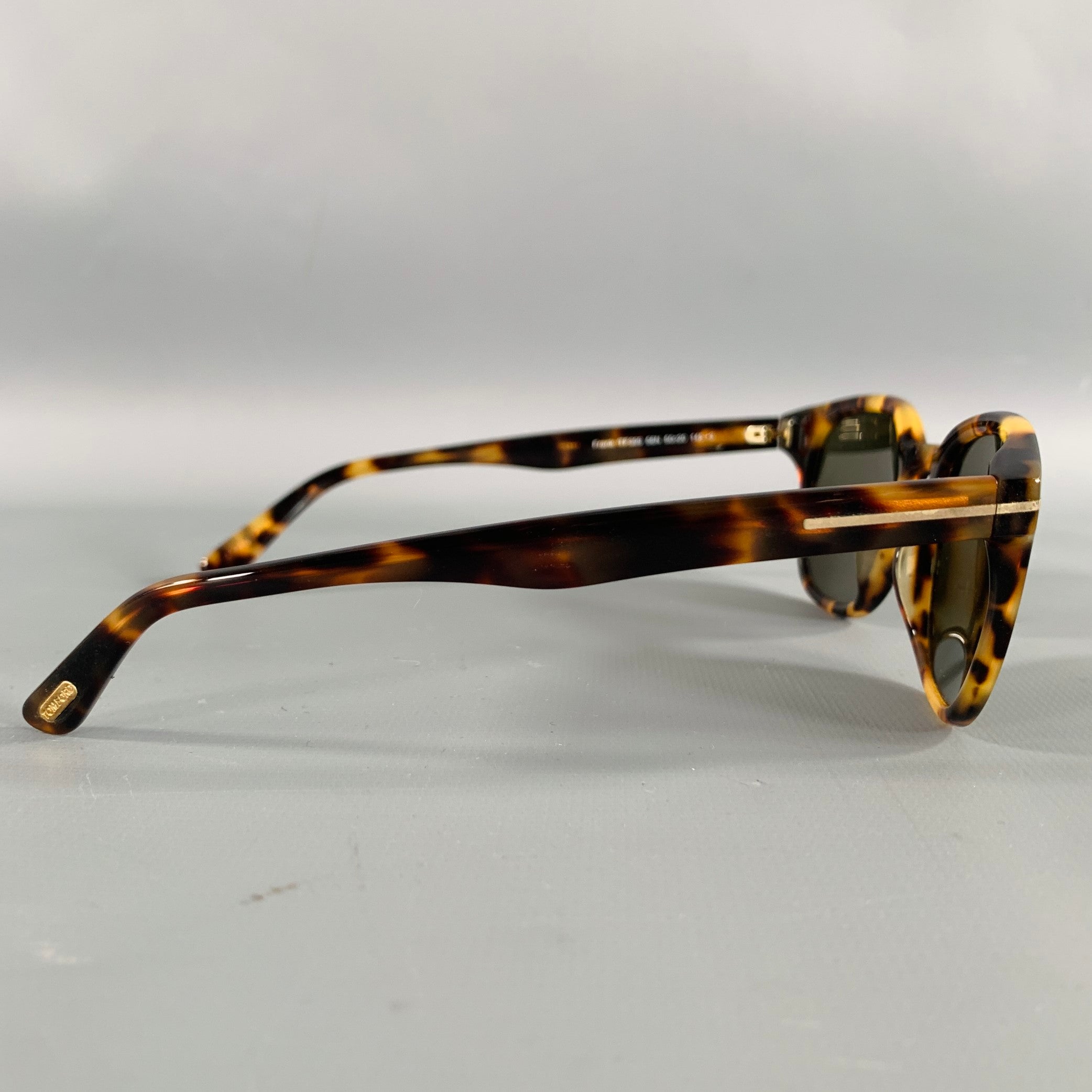 TOM FORD Frank Brown Tortoiseshell Acetate Sunglasses – Sui