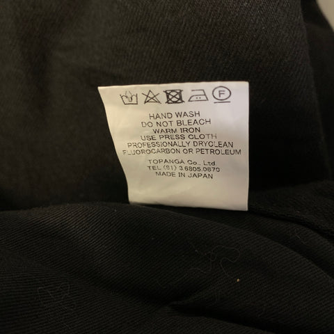 THE STEVENSON OVERALL CO. Size 33 Black Cotton Straight leg Jeans