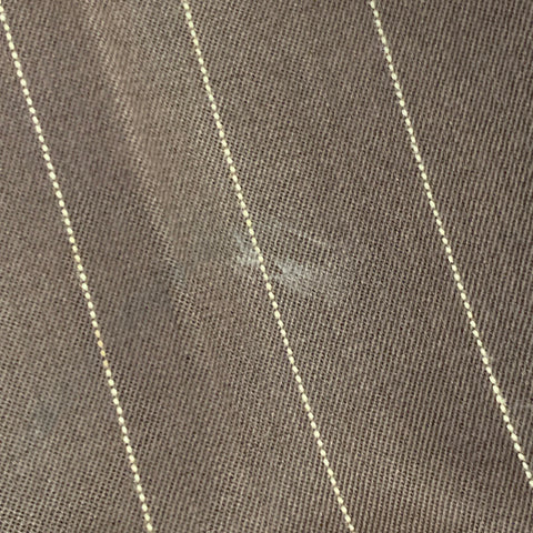 POLO by RALPH LAUREN Size 40 Regular Brown Cream Pinstripe Notch Lapel Suit