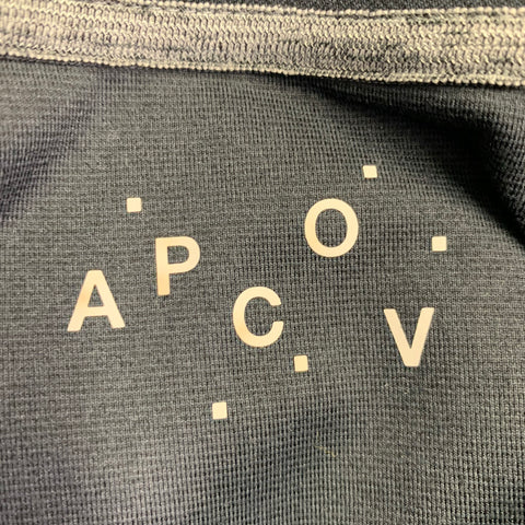 A.P.C. Size L Black Polyester Blend Long Sleeve Sweatshirt