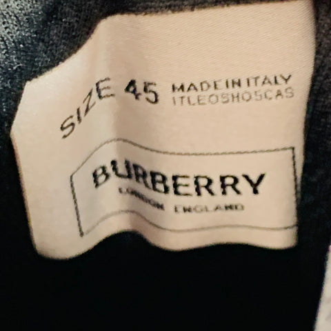 BURBERRY by RICARDO TISCI Size 12 Tan Black Red Stripe Mesh Low Top Sneakers