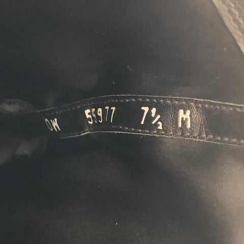 STUART WEITZMAN Size 7.5 Black Leather Wrap Around Pull On Boots