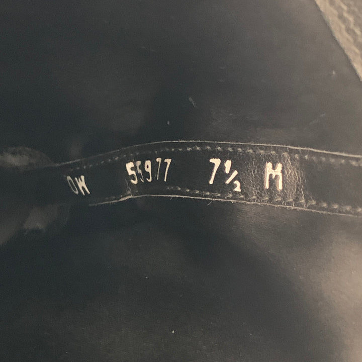 STUART WEITZMAN Size 7.5 Black Leather Wrap Around Pull On Boots