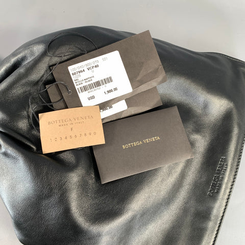 BOTTEGA VENETA Black Leather Handbag