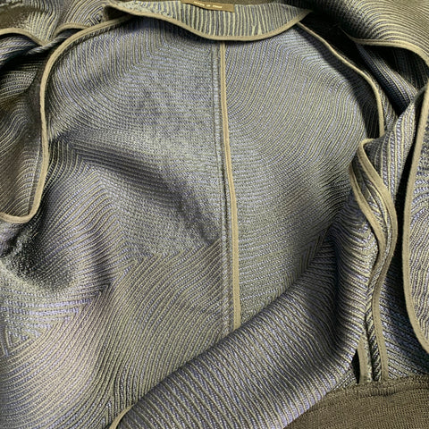 Blouson bombardier EMPORIO ARMANI Taille XS Broderies bleu marine et noir