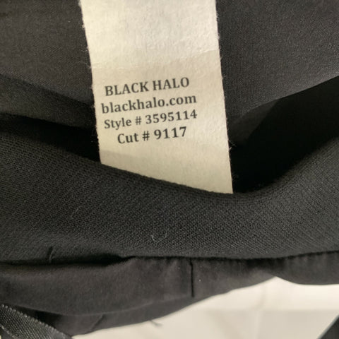 BLACK HALO Size L Black 3595114 Strapless Cocktail Dress