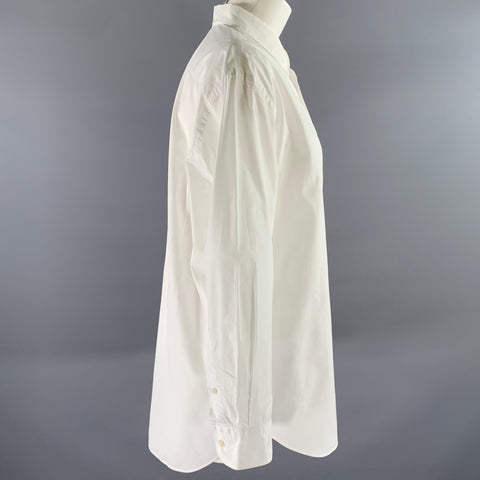 JUNYA WATANABE Size L White Cotton Pointed Collar Shirt