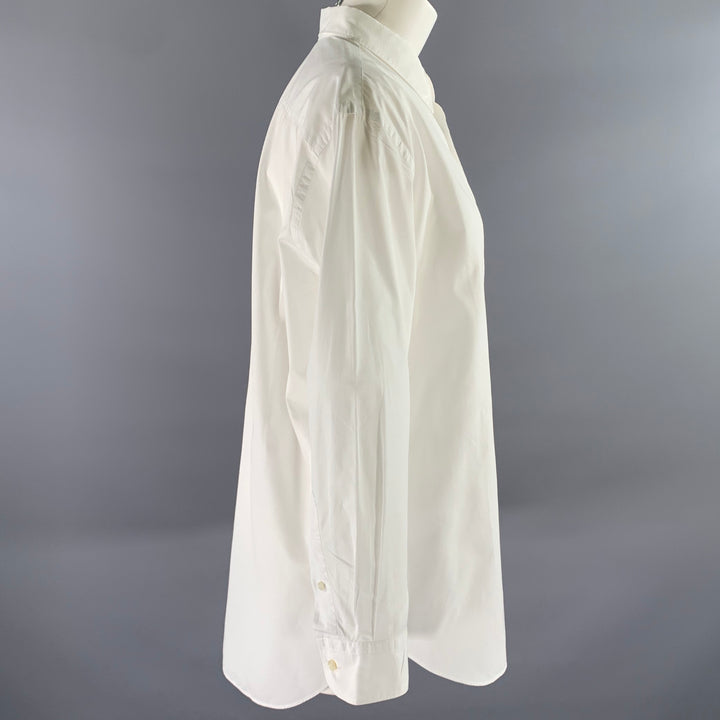 JUNYA WATANABE Size L White Cotton Pointed Collar Shirt