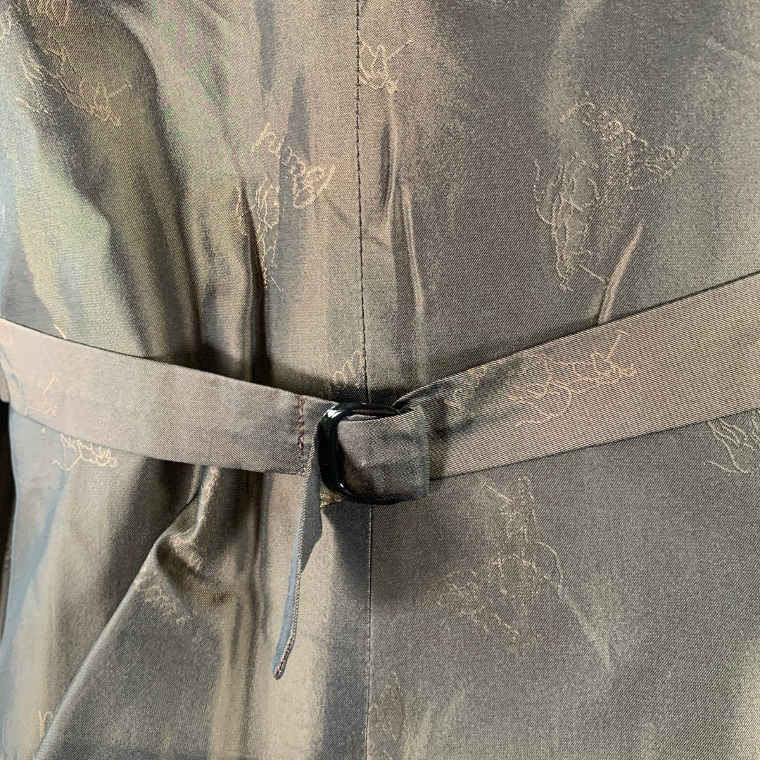 BRIONI Size 46 Brown Suede Vest