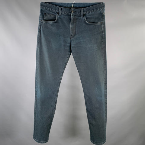 Jean droit régulier HELMUT LANG Taille 32 Bleu marine délavé