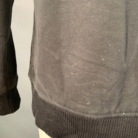 ADAM KIMMEL x CARHARTT Size M Black Cotton Blend Zip Up Hooded Sweatshirt