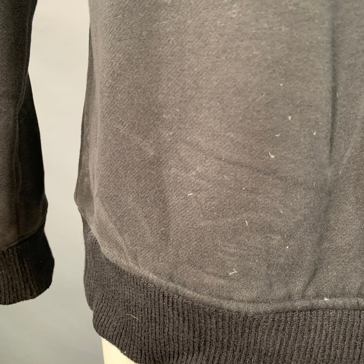 ADAM KIMMEL x CARHARTT Size M Black Cotton Blend Zip Up Hooded Sweatshirt