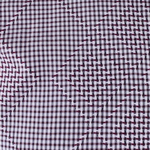 Chemise à manches longues boutonnée en coton à carreaux violette ETRO Taille M