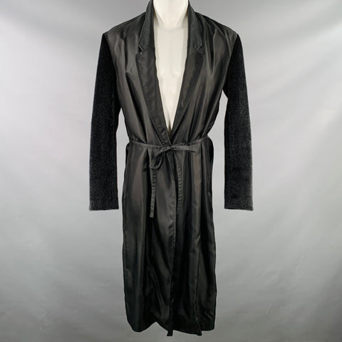 COMME des GARCONS HOMME PLUS Size M Black Faux Fur Removable Vest Jacket