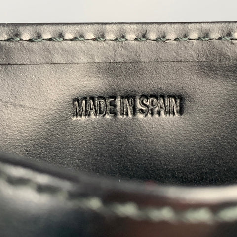 COACH Porte-cartes en cuir noir Maroquinerie