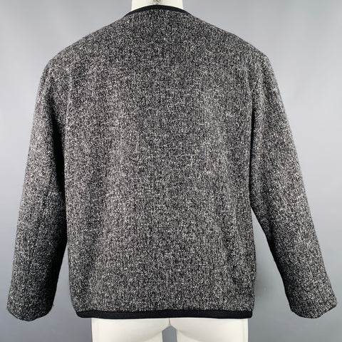 LE17SEPTEMBRE Size 36 Grey Black White Tweed Wool Blend Jacket