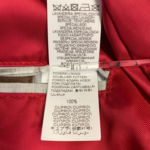 BRUNELLO CUCINELLI Size M Brown Leather Zip Up Jacket