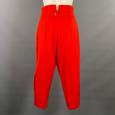 COMME des GARCONS Size M Red Wool Jodhpurs Dress Pants