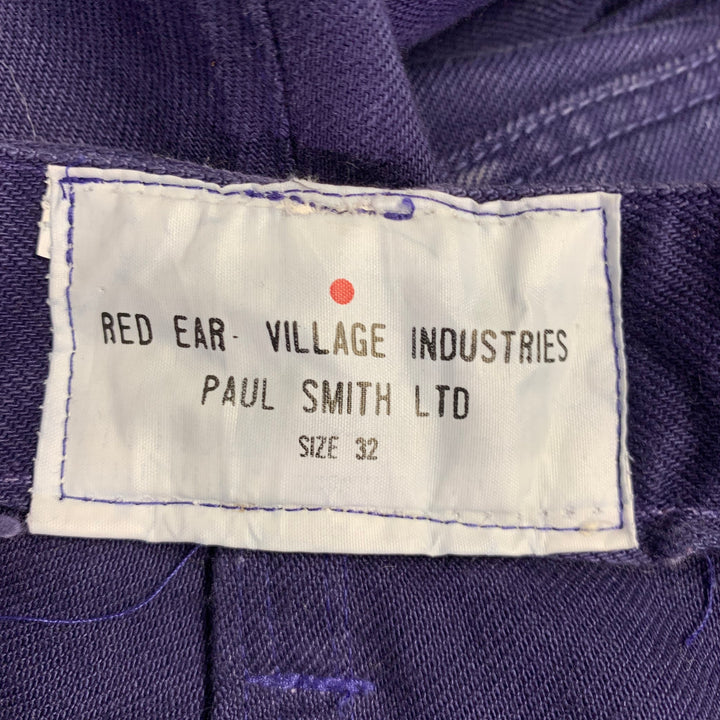 RED EAR VILLAGE INDUSTRIES by Paul Smith Size 32 Blue Cotton Denim Jeans