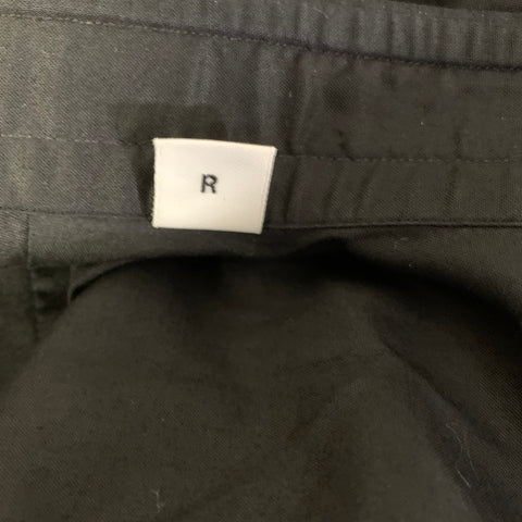 BRIONI Size M Black RCPB0L O600K 1000 Cotton Tuxedo Long Sleeve Shirt