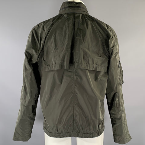 Blouson coupe-vent ALEXANDER WANG en polyester chatoyant vert olive, taille M