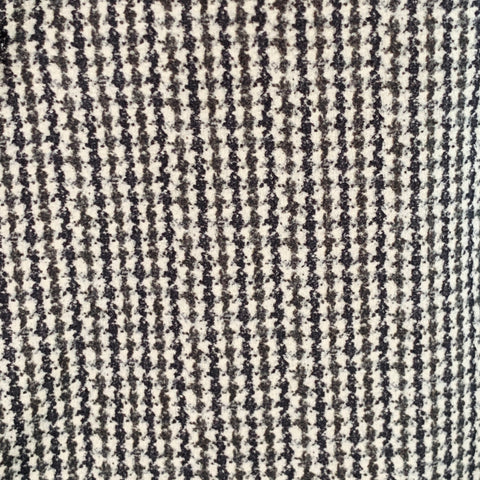 ARMANI COLLEZIONI Size M Black Cream Houndstooth Velvet Sport Coat