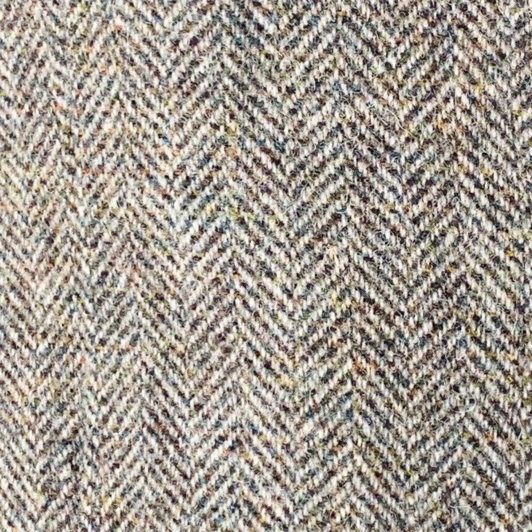 UNDERCOVER Size XL Brown Olive Herringbone Wool Coat