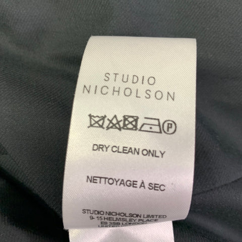 STUDIO NICHOLSON Size M Navy Wool Polyester Double Breasted Jacket